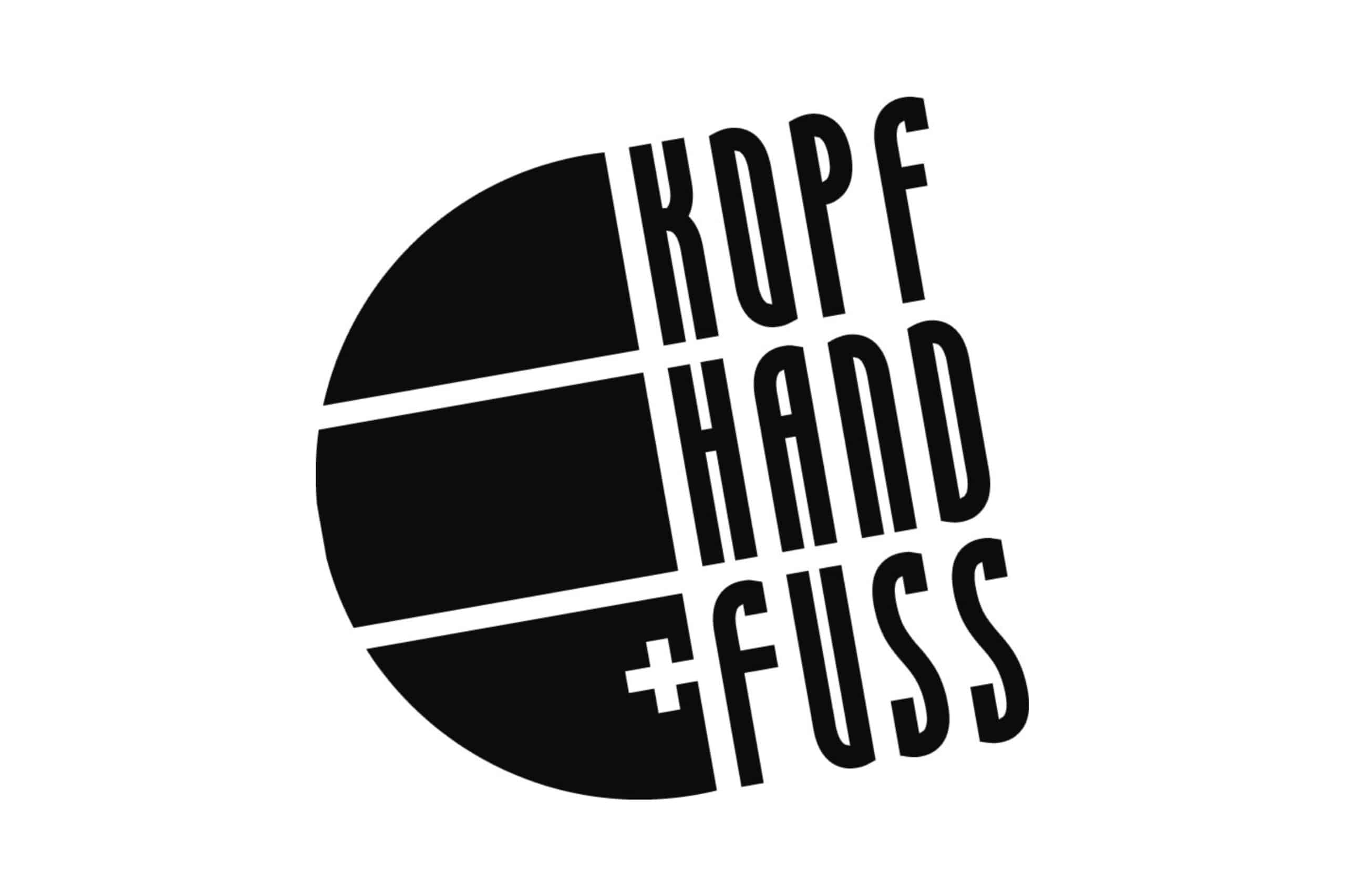 Das Logo von Kopf Hand und fuß, Weißer Hintergrund